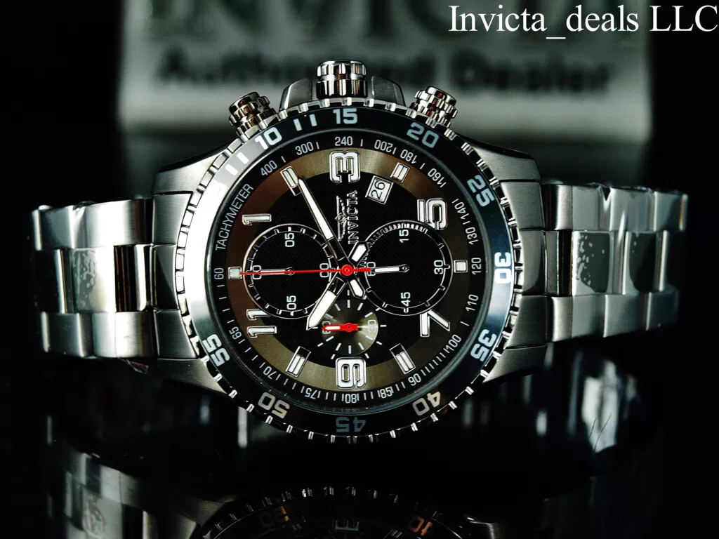 Invicta Men s Specialty FLIGHT Chronograph Gunmetal Tone Stainless
