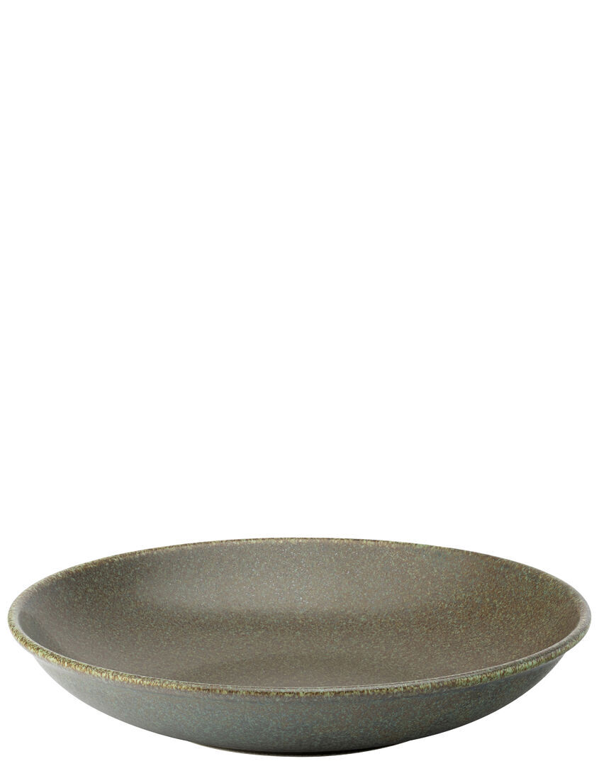 Granite Green Vitrified Porcelain Round Deep Coupe Bowl 9"" (23Cm) Pack Of 6