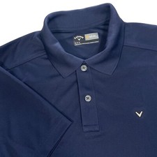 Callaway Opti Dri Golf Polo Shirt Navy Blue Size Medium Very Nice Polo