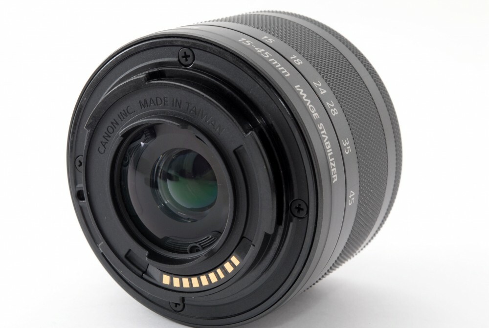 Canon EOS M 18.0MP 15-45mm Lens Kit Black [Exc+++] w/8GB SD,Strap