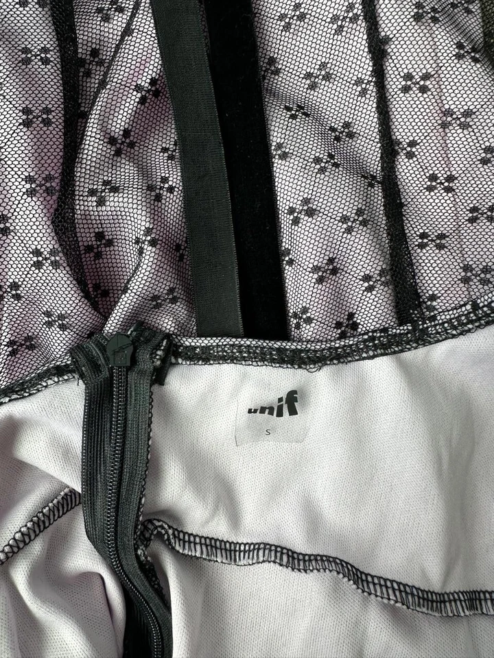 UNIF Womens Purple and Black Charm Dress Size S - Image 3 of 4