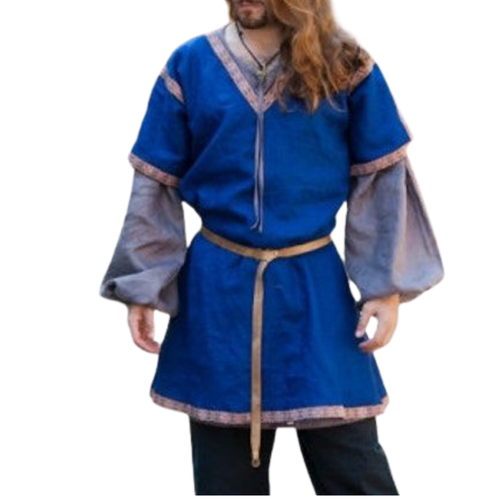Men's Medieval Tunic - Viking Warrior Costume, Renaissance Knight ...
