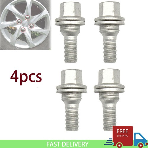 Wheel Nuts Bolts x4 Fit For Citroen Peugeot 206 207 208 308 407 3008