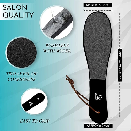 Foot Rasp File Pedicure Callus Remover Hard Dead Skin Scrubber Double Sided