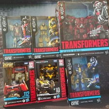 6 Transformers One Studio Series 2 Primes Construction Overload Starscream Bee