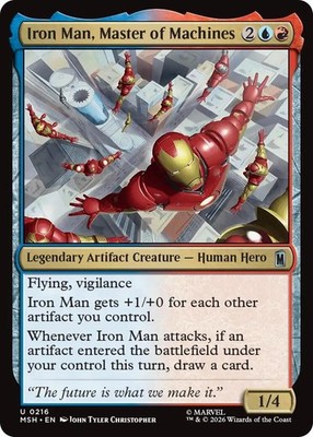Iron Man, Master of Machines Marvel Super Heroes NM MTG