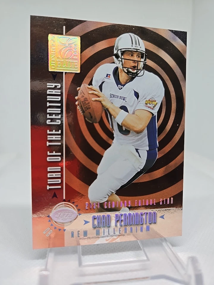 2000 Donruss Elite Chad Pennington 983/1000 Turn Of The Century #TC-47 N.Y. Jets - Image 2 of 3
