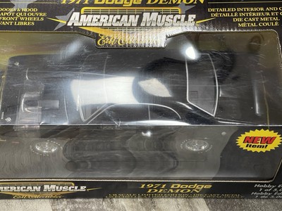 ERTL AMERICAN MUSCLE 1971 DODGE DEMON HOBBY EDITION BLACK NIB RARE