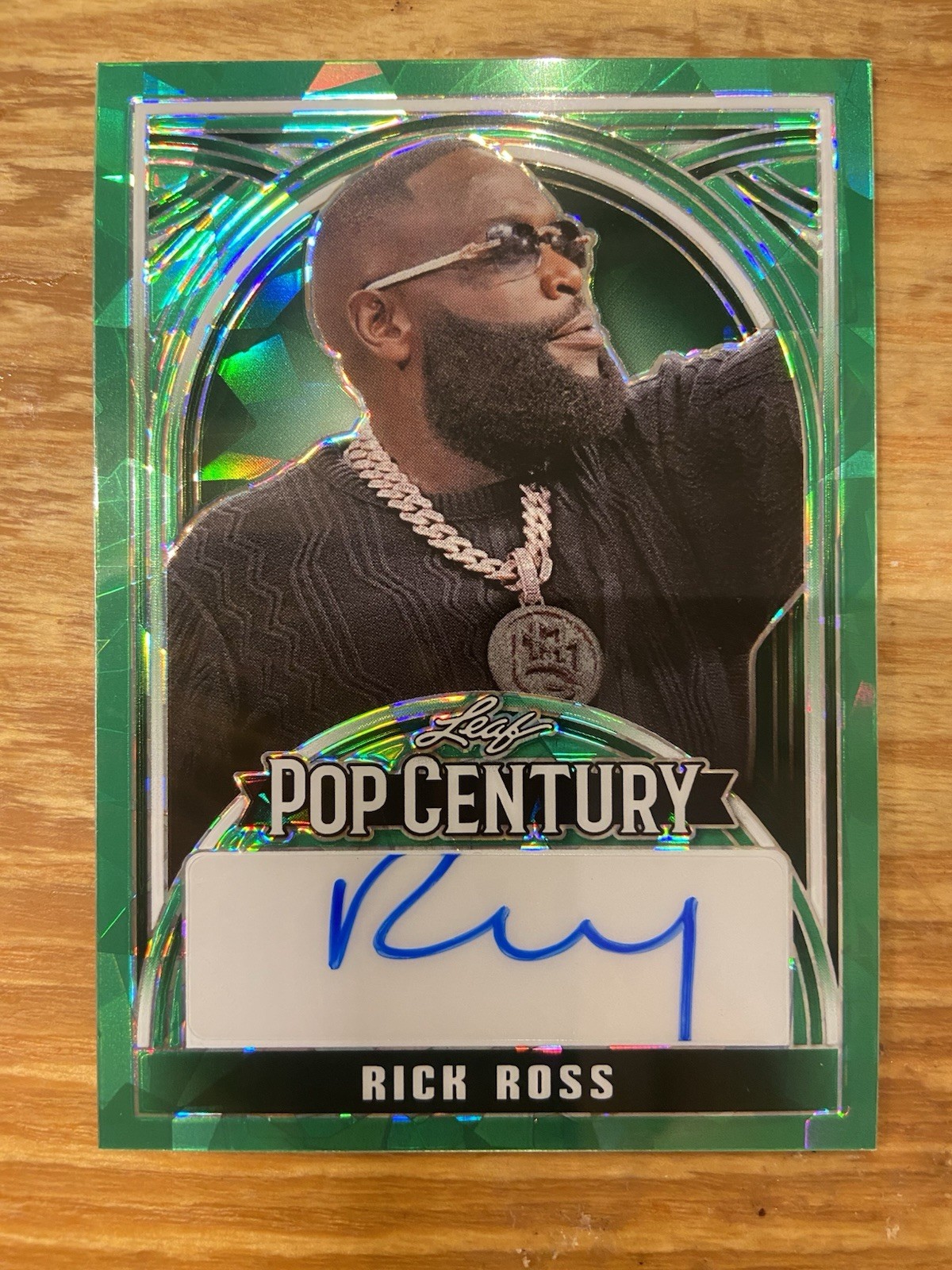 Rick Ross 2024 Leaf Metal Pop Century #BA-RR2 Base Autographs Mojo