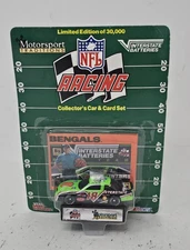 NFL Bengals #18 Interstate Batteries Diecast Car Card Set Racing Champions