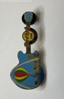 Colorful Gold Tone Hard Rock Cafe Guitar Pin, 12g — photo 3