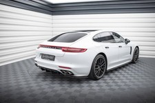 Street+ Heck Ansatz Diffusor passend für Porsche Panamera GTS 971 schwarz Hochgl