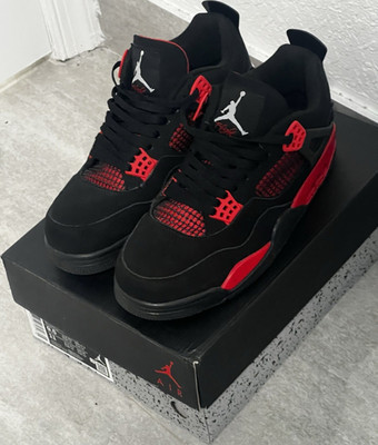 Jordan Air Jordan 4 Retro Red Thunder Black/Red CT8527-016 Men s 2022