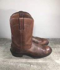 Vintage Durango Roper Wellington Brown Leather Cowboy Western Mens Boots Size 9