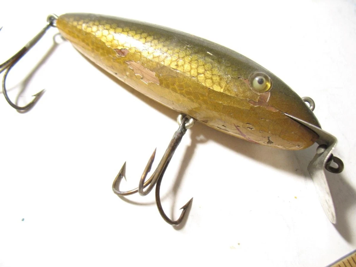 Vintage Creek Chub Midget Pikie Fishing Lure - No 2200, Painted Eye (Pre 1935) - Österreich