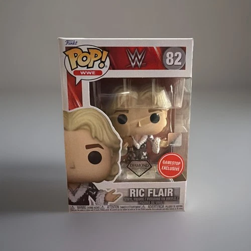 Funko POP! WWE Ric Flair Diamond Glitter #82 GameStop Exclusive Vinyl Figure
