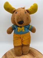 Vintage GET ALONG GANG MONTGOMERY MOOSE Plush 14  Tomy 1984 Stuffed Animal