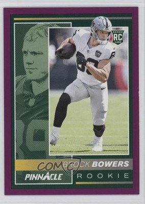 2024 Panini Encore Rookies Purple 9/75 Brock Bowers #214 Rookie RC 1t1x