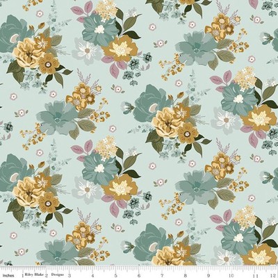 Renew Main Bleached Denim Fabric by the Yard or Fat Quarter - Sandy Gervais for