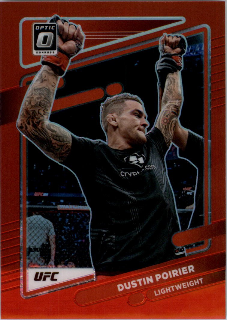 2022 Donruss Optic UFC Red #2 Dustin Poirier /199 - UFC