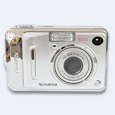 Fujifilm FinePix A500 Silver Compact Digital Camera Tested Working Japan