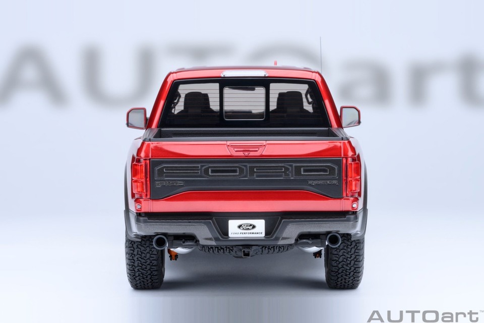 2019 FORD F-150 RAPTOR PICKUP RUBY RED 1/18 MODEL BY AUTOART 72948 | eBay