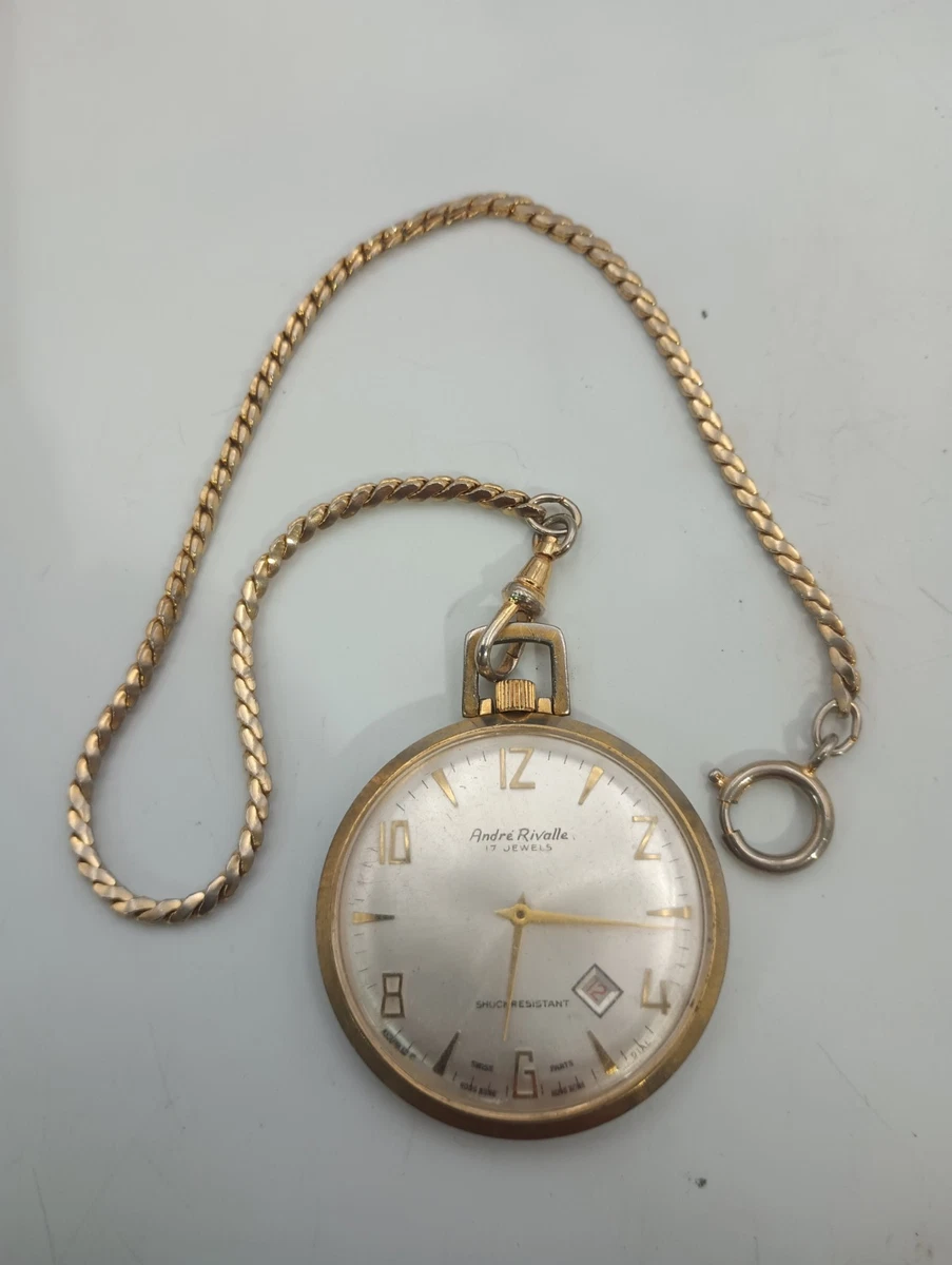 Andre Rivalle 17 Jewel Pocket Watches for sale - eBay display picture 3