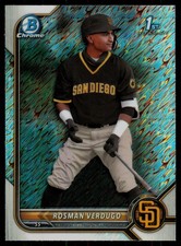2022 Bowman Chrome #BCP-193 Rosman Verdugo Prospects Shimmer Refractor