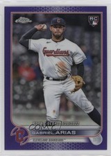 2022 Topps Chrome Update Rookie Debut Purple Refractor Gabriel Arias #USC14 06y2
