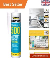 295ml Everflex Silicone Sealant - Anti-Fungal & Long-Lasting for Showers