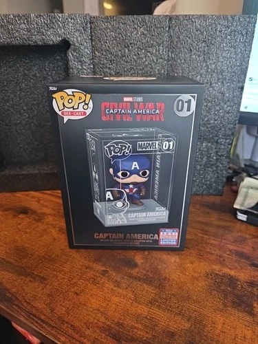 Funko Pop Marvel Die-cast Captain America 2021 Sealed Convention Limited Edition