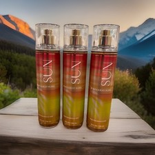 Bath  Body Works LOT of 3 In The Sun Fine Fragrance Mist Spray Splash 8 oz