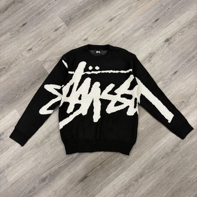 Stussy Crew Neck Black Sweaters for Men for sale | eBay