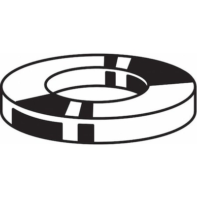 #ad Zoro Select U38400.031.0003 Flat Washer For Screw Size 5 16quot; Steel Zinc $9.15