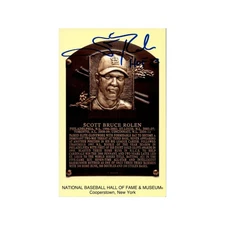 Scott Rolen Cardinals Autographed and Inscribed HOF 2023 Hall of Fame Postcard