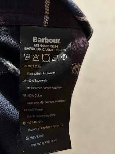 Barbour Multi Coloured Tartan Check Shirt - Size X Large 48” Chest New With Tags - Picture 12 of 12