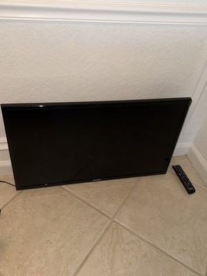 Samsung Flat Screen TV Black with Remote Control, Modern Design, Sleek Display