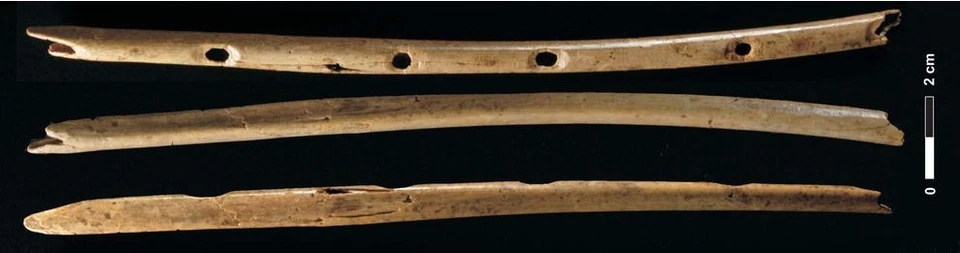Hohle Fels Flute Replica | 42,000-Year Vulture Bone Playable Artifact - Image 4 of 4