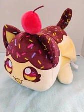 Aphmau MeeMeows 11” Plush, Chocolate Dipped Banana Cat, Stuffed Animal, EUC