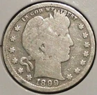 Silver Quarter - Barber - 1899 [608]