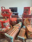 vintage coca cola tin collection lot