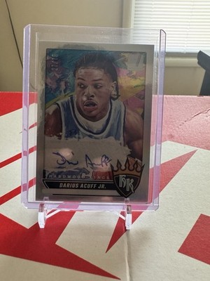 2026 Donruss Darius Acuff Jr Hardwood  Kings Silver Auto /75