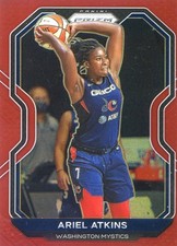 2021 Panini Prizm WNBA Red #/299 NO. 33 Ariel Atkins - Washington Mystics