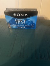 Sony 30 Minute VHS-C Tape Single Brand New Sealed