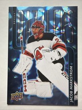 2025-26 Upper Deck Series 1 #DZ72 - Jacob Markstrom - Dazzlers Blue - NJ Devils