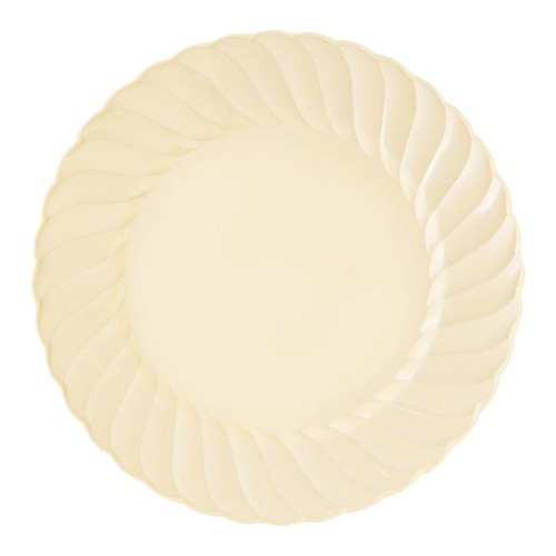 Round Flair Disposable Plastic Buffet Plates Wedding Party Value Sets 180 pcs - Picture 21 of 34