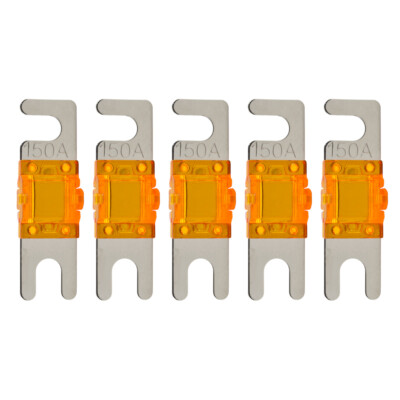 High-Quality Nickel Plated Inline 150 Amp Mini ANL Power Wire Fuse (5/pack) 150A