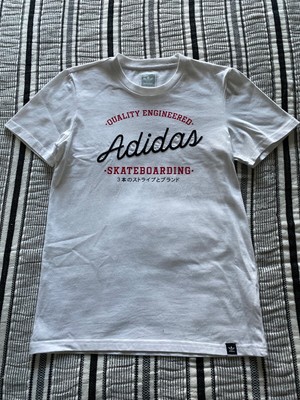 adidas skateboarding t shirt white