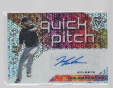 IAN ANDERSON 2021 PANINI MOSAIC QUICK PITCH PRIZM ROOKIE AUTO CARD #QPA-IA