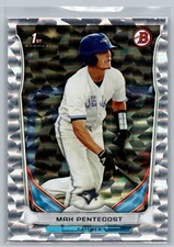 2014 Bowman Draft #DP8 Max Pentecost Silver Ice
